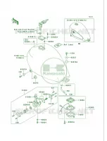 Fuel TankVN750 A15 A18 pour Kawasaki Vulcan 750 1999