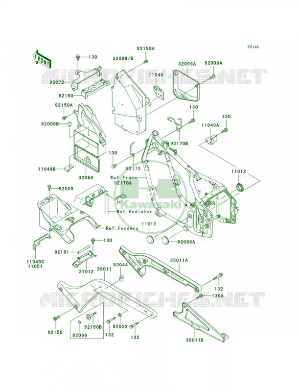 Battery Case Kawasaki MOTOS 800 1999 Vulcan 800 Classic  VN800-B4