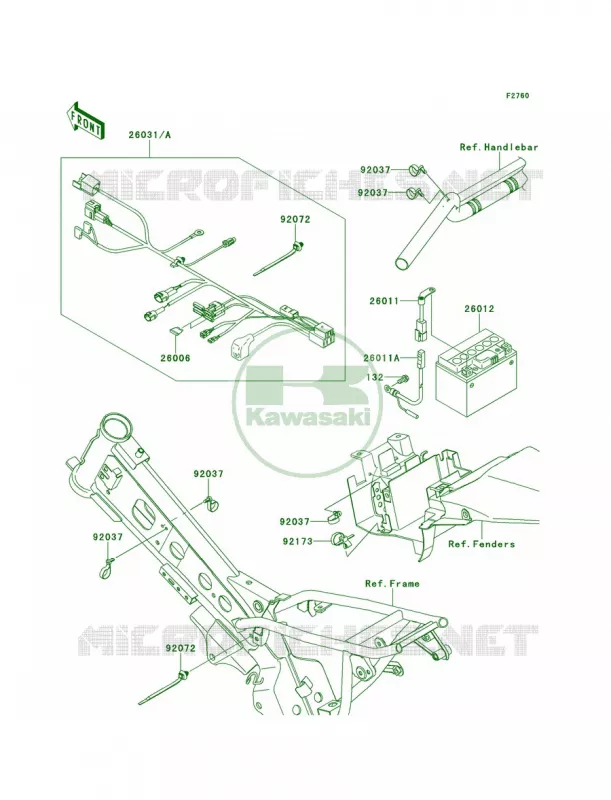 Chassis Electrical Equipment Kawasaki MOTOS 110 2014 KLX110  KLX110CEF