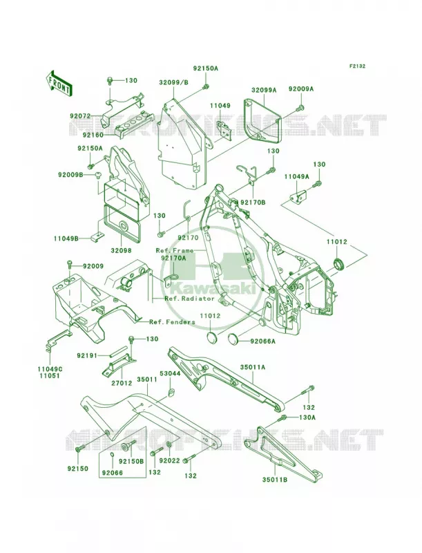 Battery Case Kawasaki MOTOS 800 1997 Vulcan 800 Classic  VN800-B2