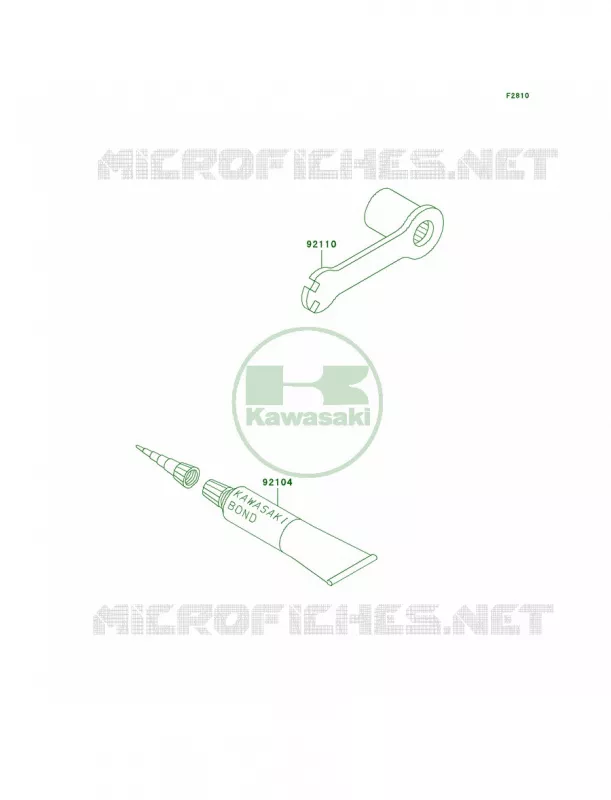 Owner's Tools Kawasaki MOTOS 220 2004 KDX220R  KDX220-A11