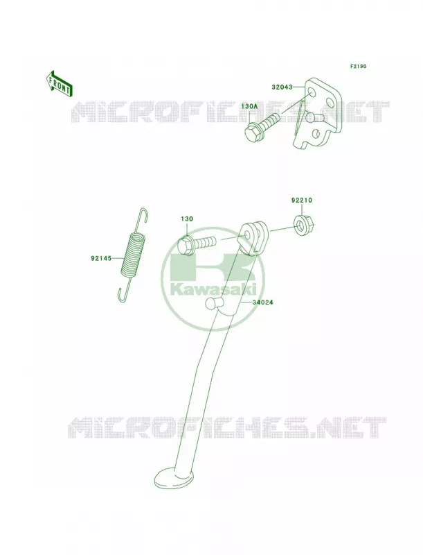 Stands Kawasaki MOTOS 220 2004 KDX220R  KDX220-A11