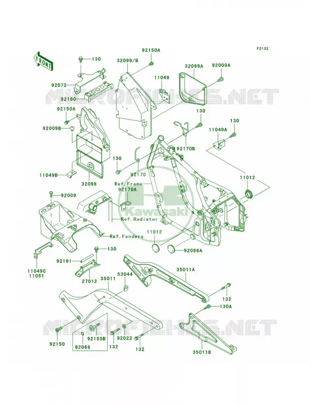 Battery Case Kawasaki MOTOS 800 1996 Vulcan 800 Classic  VN800-B1