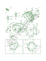 Engine Covers pour Kawasaki Eliminator 250 1994