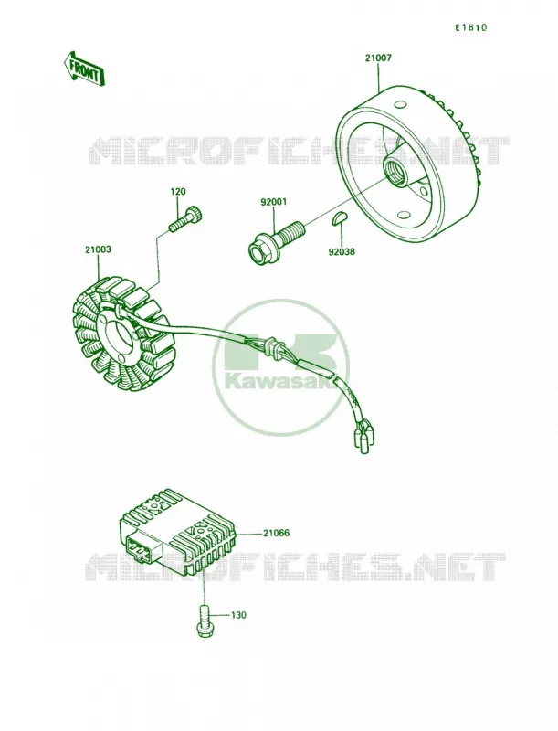 Generator Kawasaki MOTOS 750 1990 Vulcan 750  VN750-A6