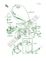 Fuel Evaporative System pour Kawasaki 454 LTD 1986