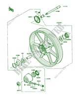 Front Wheel pour Kawasaki 454 LTD 1985