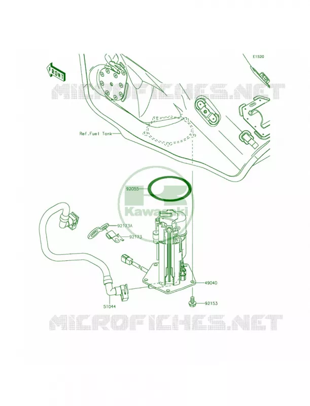 Fuel Pump Kawasaki MOTOS 1000 2015 Ninja ZX-10R  ZX1000JFF