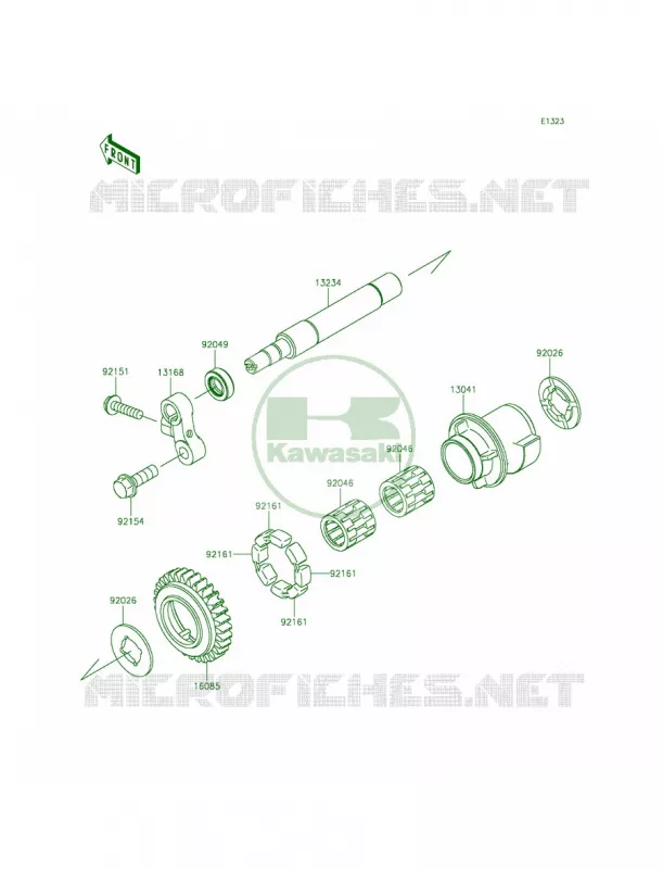 Balancer Kawasaki MOTOS 1000 2015 Ninja ZX-10R 30th Anniversary  ZX1000JFFA