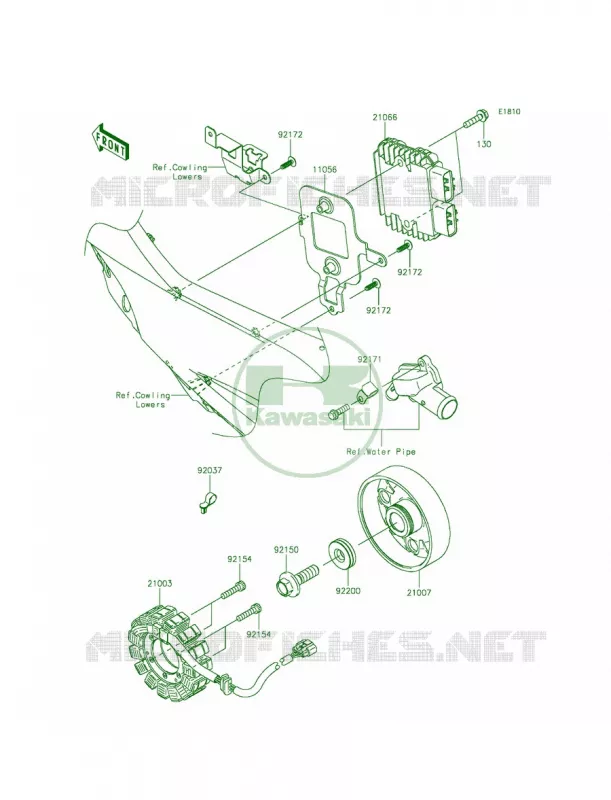 Generator Kawasaki MOTOS 1000 2015 Ninja ZX-10R 30th Anniversary  ZX1000JFFA