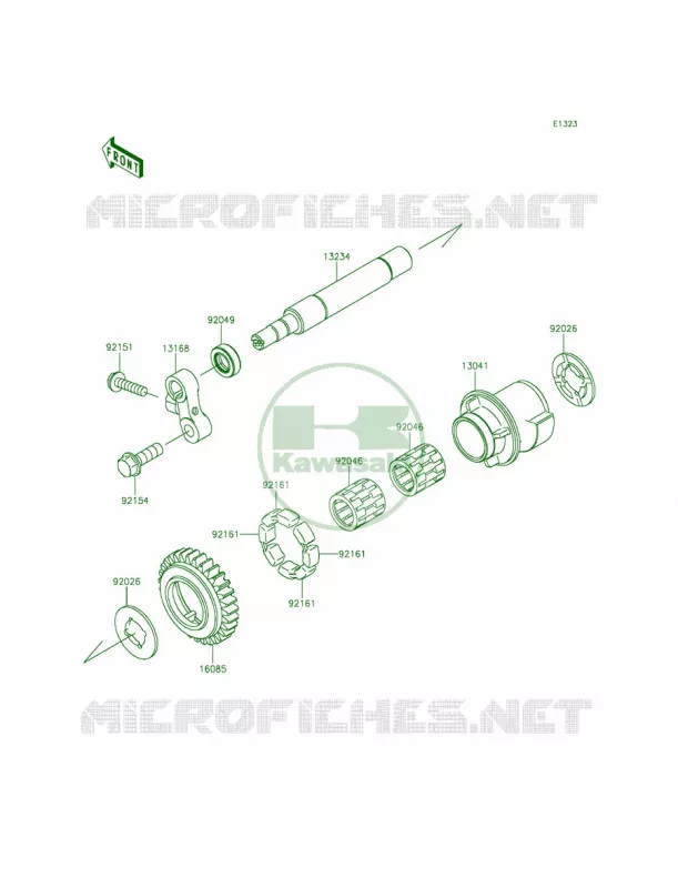 Balancer Kawasaki MOTOS 1000 2015 Ninja ZX-10R ABS 30th Anniversary  ZX1000KFFA