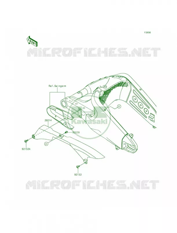 Chain Cover Kawasaki MOTOS 636 2015 Ninja ZX-6R  ZX636FFF
