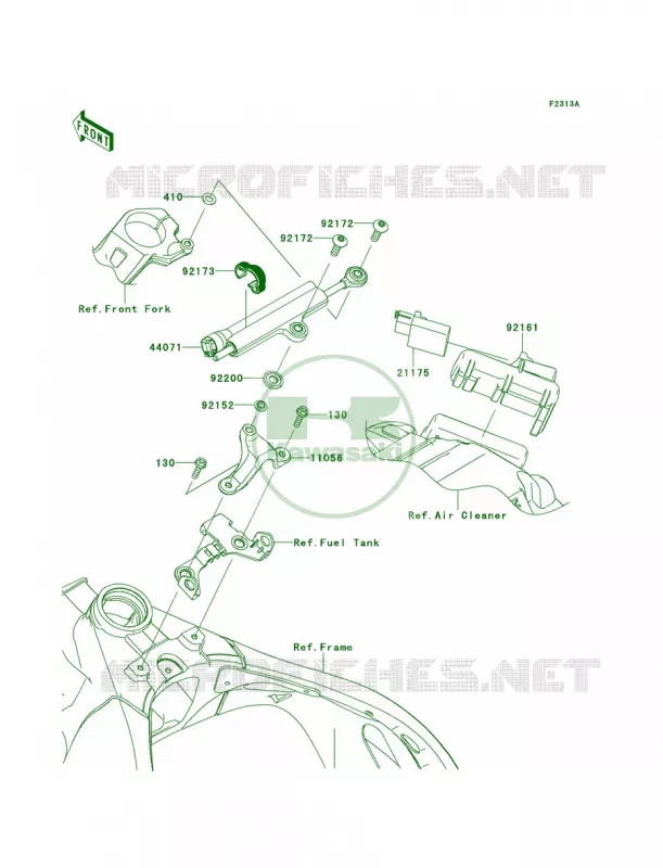 Steering DamperKDFKEF Kawasaki MOTOS 1000 2014 Ninja ZX-10R ABS  ZX1000KEF
