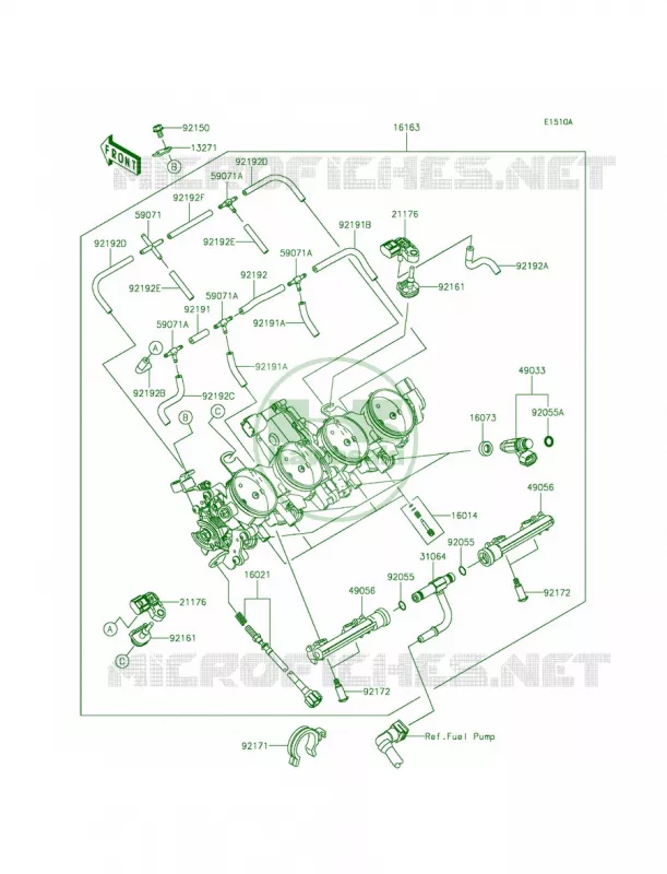ThrottleCA Kawasaki MOTOS 636 2014 Ninja ZX-6R  ZX636EEF