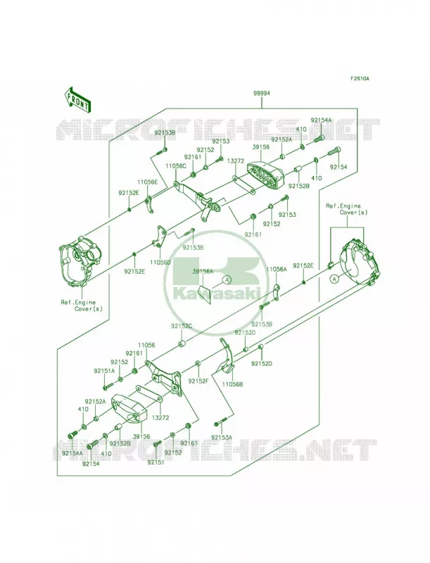 AccessoryEngine Guard Kawasaki MOTOS 636 2014 Ninja ZX-6R ABS  ZX636FEF