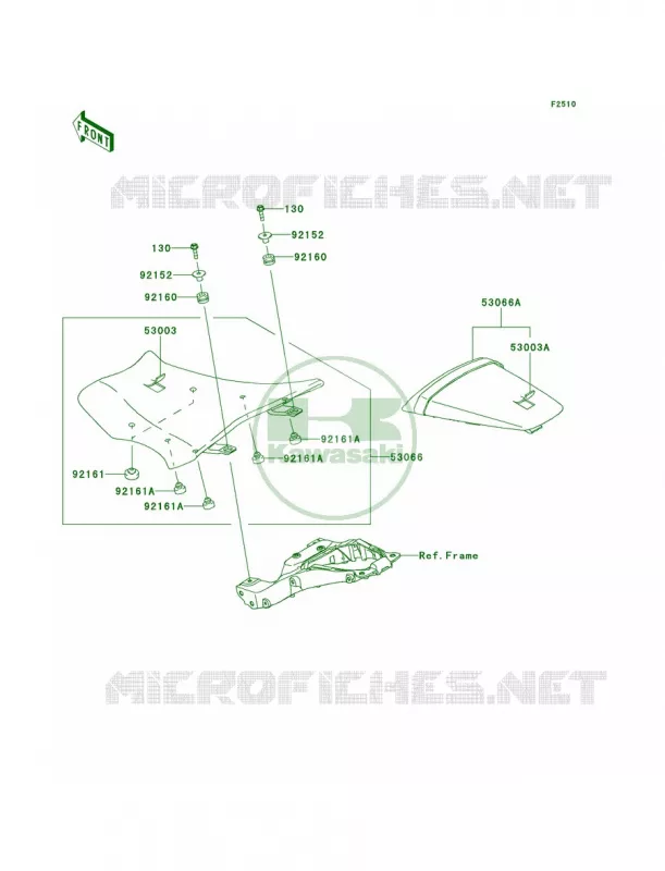 Seat Kawasaki MOTOS 1000 2013 Ninja ZX-10R ABS  ZX1000KDF