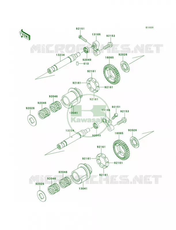 Balancer Kawasaki MOTOS 1400 2013 Ninja ZX-14R  ZX1400EDF
