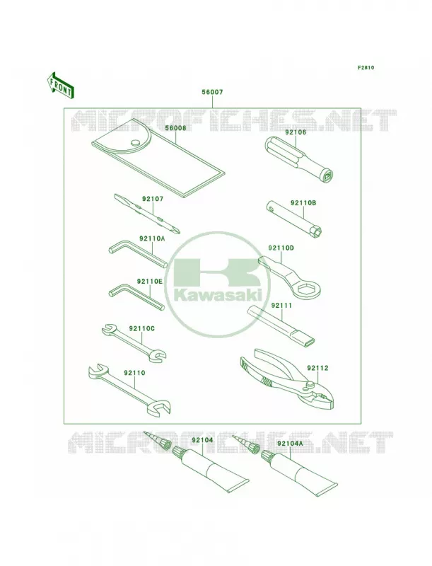 Owner's Tools Kawasaki MOTOS 1400 2013 Ninja ZX-14R  ZX1400EDF