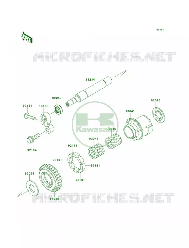 Balancer Kawasaki MOTOS 1000 2012 Ninja ZX-10R  ZX1000JCF