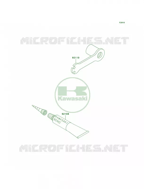 Owner's Tools Kawasaki MOTOS 220 2003 KDX220R  KDX220-A10