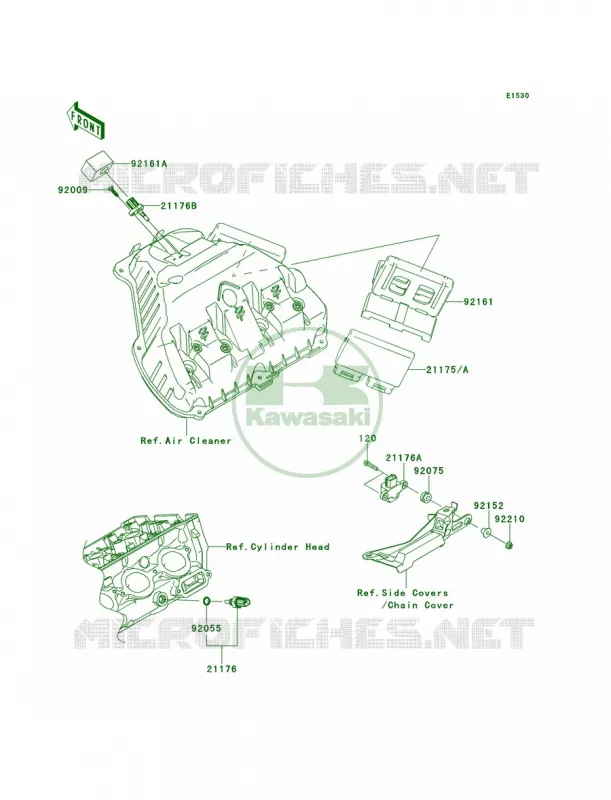 Fuel Injection Kawasaki MOTOS 1000 2011 Ninja ZX-10R  ZX1000JBF