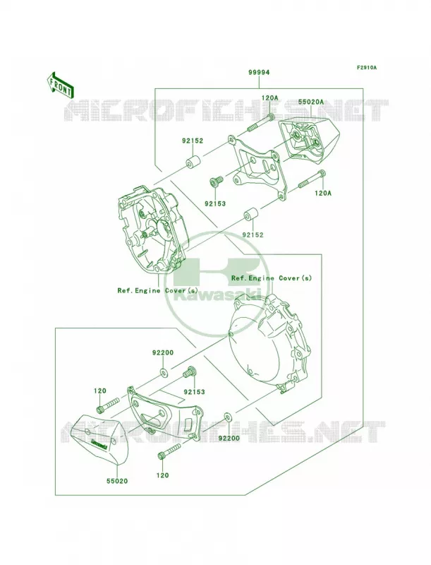 AccessoryEngine Guard Kawasaki MOTOS 1000 2011 Ninja ZX-10R ABS  ZX1000KBF