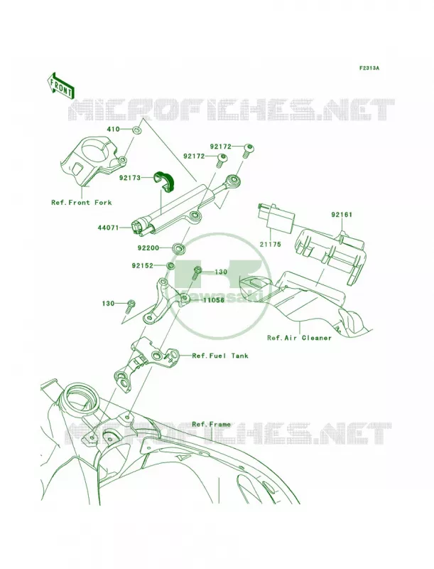 Steering DamperKDFKEF Kawasaki MOTOS 1000 2011 Ninja ZX-10R ABS  ZX1000KBF