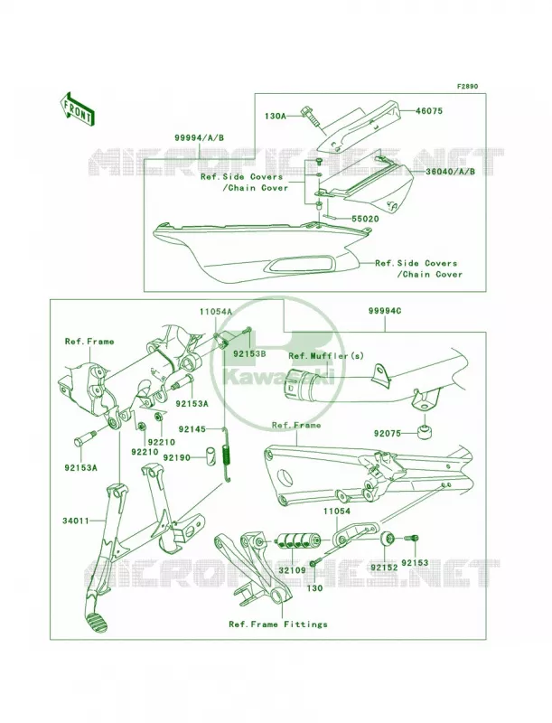 Optional Parts Kawasaki MOTOS 1400 2010 Ninja ZX-14  ZX1400CAF