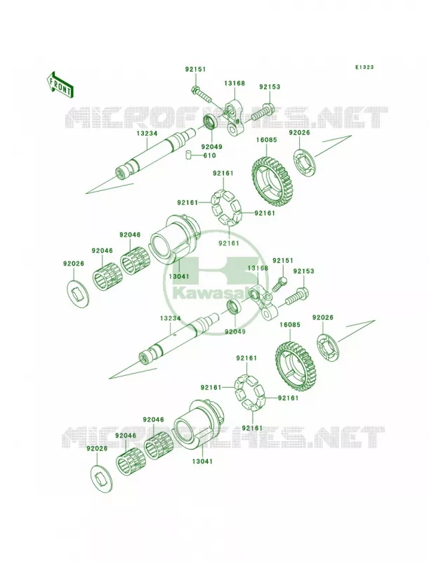 Balancer Kawasaki MOTOS 1400 2008 Ninja ZX-14  ZX1400C8F