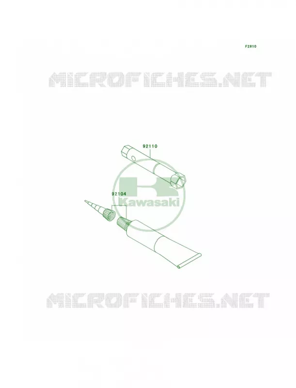 Owner's Tools Kawasaki MOTOS 110 2003 KLX110  KLX110-A2