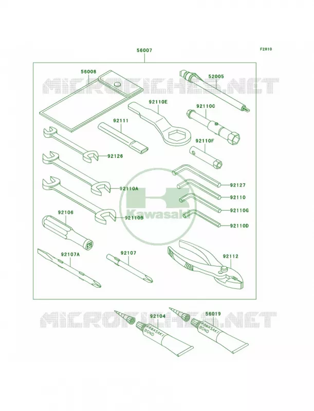 Owner's Tools Kawasaki MOTOS 1200 2003 Ninja ZX-12R  ZX1200-B2