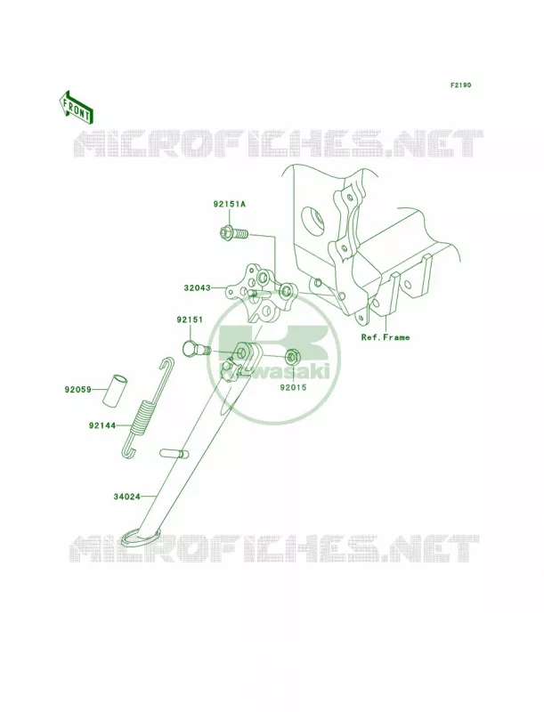Stands Kawasaki MOTOS 636 2003 Ninja ZX-6R  ZX636-B1