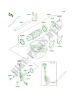 Gear Change DrumShift Forks pour Kawasaki Ninja ZX-12R 2002