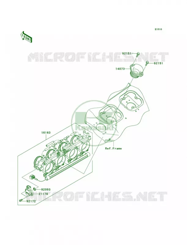 Throttle Kawasaki MOTOS 1200 2000 Ninja ZX-12R  ZX1200-A1