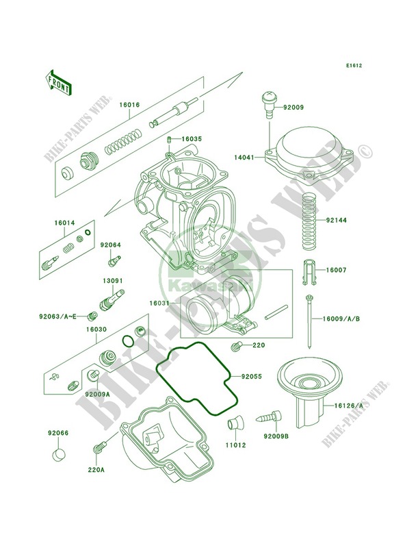 Carburetor Parts pour Kawasaki Ninja ZX-11 1998