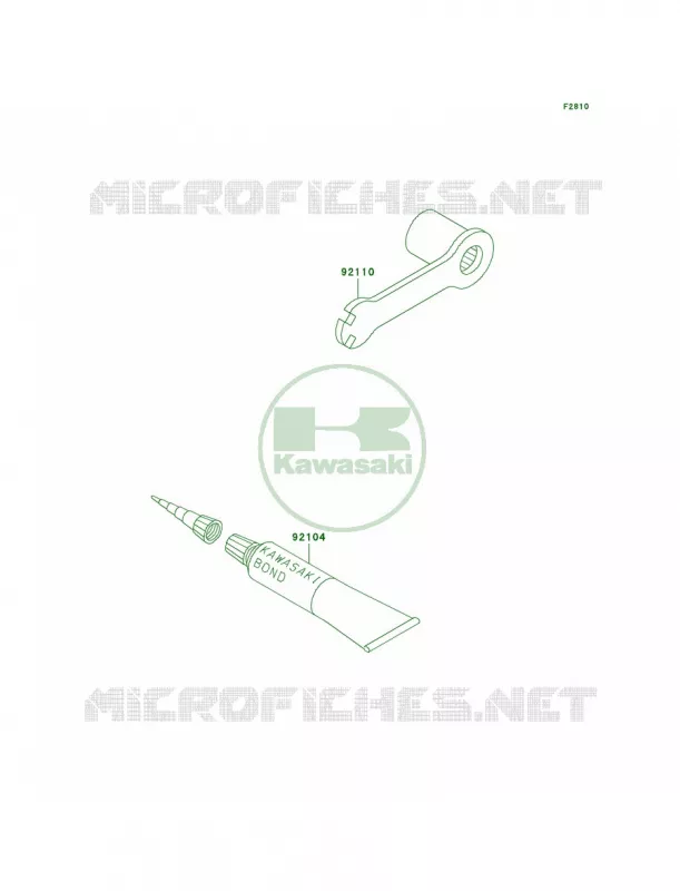 Owner's Tools Kawasaki MOTOS 200 2002 KDX200  KDX200-H8