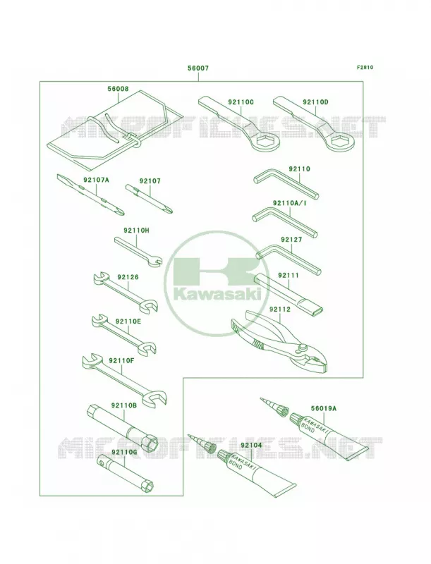 Owner's Tools Kawasaki MOTOS 900 1998 Ninja ZX-9R  ZX900-C1