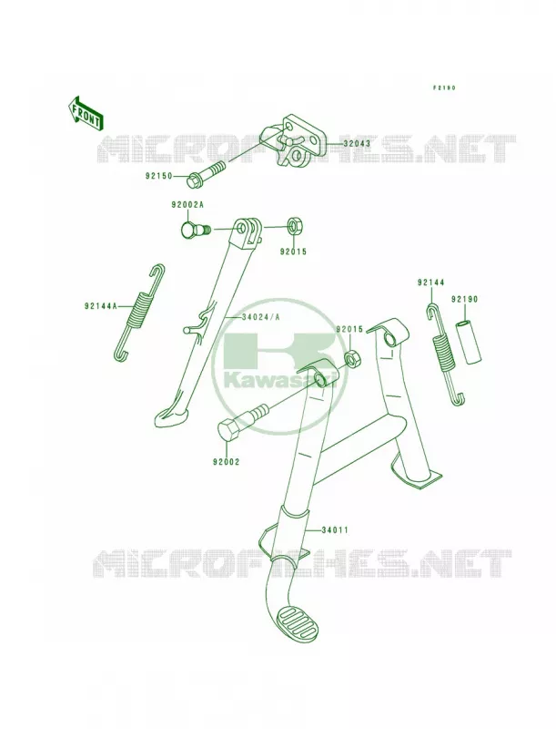 Stands Kawasaki MOTOS 600 1997 Ninja ZX-6  ZX600-E5