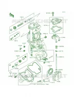 Carburetor Parts pour Kawasaki Ninja ZX-7RR 1997