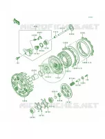 Clutch pour Kawasaki Ninja ZX-7RR 1997