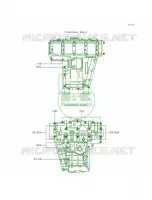 Crankcase Bolt Pattern pour Kawasaki Ninja ZX-7RR 1997