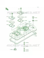 Cylinder Head Cover pour Kawasaki Ninja ZX-7RR 1997