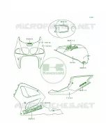 Decals pour Kawasaki Ninja ZX-7RR 1997