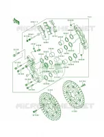 Front Brake pour Kawasaki Ninja ZX-7RR 1997