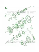 Generator Shaft pour Kawasaki Ninja ZX-7RR 1997