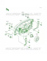 Headlights pour Kawasaki Ninja ZX-7RR 1997