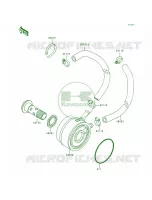 Oil Cooler pour Kawasaki Ninja ZX-7RR 1997