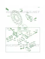 Rear Brake pour Kawasaki Ninja ZX-7RR 1997