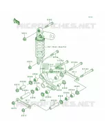 Rear Suspension pour Kawasaki Ninja ZX-7RR 1997