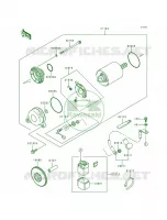 Starter Motor pour Kawasaki Ninja ZX-7RR 1997